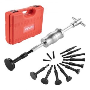 Juego de Extractores de Cojinetes para Agujeros Ciegos, 16 en 1, Kit de Extracción de Juntas y Pistas de Cojinetes Internos, Martillo Deslizante, Inserto Piloto, con 10 Pinzas Divididas