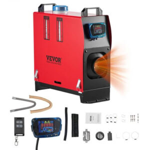 Calentador de Aire Diésel CC 12 24V 5 8KW Consumo 0,18 0,36 L/h Calefacción de Estacionamiento 0 40 °C Ajustable con Control Remoto Interruptor LCD Tanque de 5 L para Camión, Barco, Caravana
