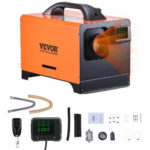 Calentador de Aire Diésel 12 24V 5 8KW Consumo 0,18 0,36 L/h Calefacción Estacionaria 0 40 °C Ajustable con Control Remoto Pantalla LCD Bajo Ruido Tanque de 5 L para Camión, Barco, Caravana