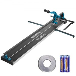 Cortador de Azulejos 1200 mm Cortador Manual de Azulejos Muela de Corte de Carburo de Tungsteno Posicionamiento por Infrarrojos Pies Antideslizantes para Instaladores Profesionales Principiantes