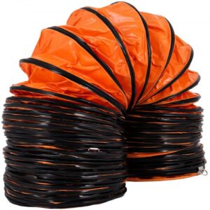 Tubo PVC Flexible de 9,8 m, Conductos de Ventilación para Ventiladores de Diámetro de 30,48 cm, Tubo Ventilación Flexible 28 ~ 82 „ƒ, Tubo Flexible de Aluminio 35x35x28 cm, Peso Bruto 8,03 kg