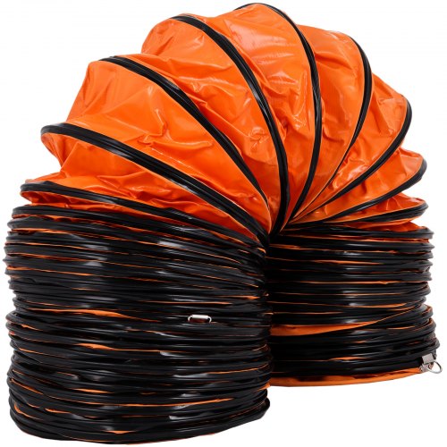 Tubo PVC Flexible de 9,8 m, Conductos de Ventilación para Ventiladores de Diámetro de 30,48 cm, Tubo Ventilación Flexible 28 ~ 82 „ƒ, Tubo Flexible de Aluminio 35x35x28 cm, Peso Bruto 8,03 kg