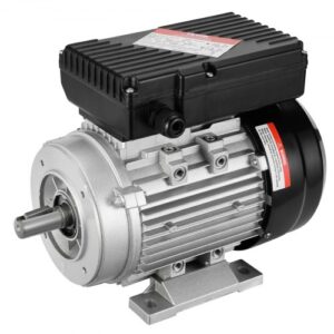 Motor eléctrico 0.75KW 2850 rpm, AC 220~240V 5.15A, 80, marco B34, motor de compresor de aire monofásico, eje con llave de 19 mm, rotación CW/CCW para maquinaria agrícola y equipo general