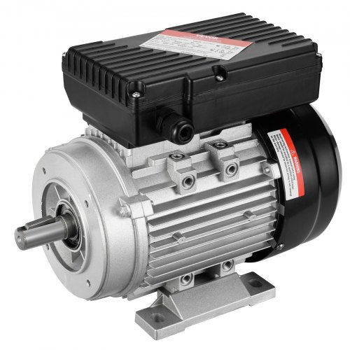 Motor eléctrico 0.75KW 2850 rpm, AC 220~240V 5.15A, 80, marco B34, motor de compresor de aire monofásico, eje con llave de 19 mm, rotación CW/CCW para maquinaria agrícola y equipo general
