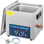 10 L Limpiador Ultrasónico de Frecuencia Dual 32,5 x 26,5 x 28 cm Pantalla LED, Máquina de Limpieza Ultrasónica de Doble Frecuencia 28/40 kHz Limpiador Ultrasónico de Acero Inoxidable 0-99 min