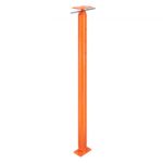 Gato de piso para casa VEVOR, rango de altura de 54" a 150", capacidad de carga máxima de 11200 lb, poste de gato de sótano con viga de soporte ajustable para nivelación, gato telescópico de acero con soporte de elevación para soporte temporal