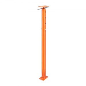 Gato de piso para casa VEVOR, rango de altura de 56" a 100", capacidad de carga máxima de 18000 lb, poste de gato de sótano con viga de soporte ajustable para nivelación, gato telescópico de acero con soporte de elevación para soporte temporal