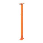 Gato de piso para casa VEVOR, rango de altura de 53" a 93", capacidad de carga máxima de 18000 lb, poste de gato de sótano con viga de soporte ajustable para nivelación, poste de gato telescópico de acero con soporte de elevación para soporte temporal