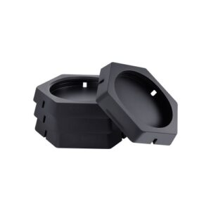 Almohadillas Niveladoras a Vehículos Recreativos, Cada Una Carga 2277 kg, Almohadilla Estabilizadora de Gato con Gran Superficie, para Patas de Gato Redondas 25 cm, 360 x 315 x 51 mm, 4 uds