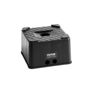 Bloque de Gato para Remolque de 15 cm de Alto y Alta Resistencia para Vehículos Recreativos Carga 2727 kg, para Motocicleta, Taburete, Accesorios para Caravanas de Viaje, 240 x 240 x 152 mm