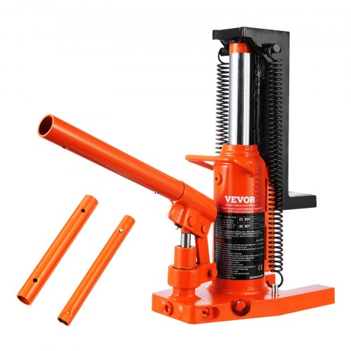 Gato Hidráulico de Pierna con Patas 2,5 T Capacidad de Elevación del Gato de Máquina 5 T Superior Altura de Pierna 20 135 mm Altura Superior 227 340 mm para Maquinaria de Elevación, Industria