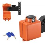 Bloqueo de Enganche de Remolque 50,6-58,6 mm con 3 Llaves – Candado Anticorrosión para Cadenas de Seguridad