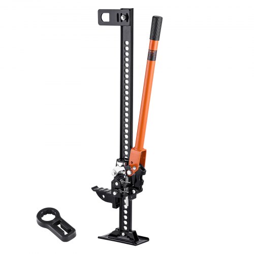 Gato Agrícola 91,5 cm con Elevación Alta y Trinquete Carga Máxima de 3,18 T para Uso Todoterreno de Alta Resistencia con Rango de Elevación de 130,1 a 769,6 mm para Tractor, Camión, SUV