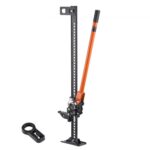 Gato Agrícola 107,5 cm con Elevación Alta y Trinquete Carga Máxima de 3,18 T para Uso Todoterreno de Alta Resistencia con Rango de Elevación de 130,1 a 929,6 mm para Tractor, Camión, SUV