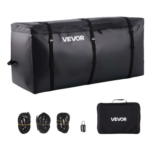 Bolsa de Carga para Enganche, Impermeable, PVC 840D, Resistente, para Almacenamiento en Caja de Camioneta con Correas Reforzadas, Apta para Enganche de Coche, Furgoneta, 1520 x 610 x 778 mm