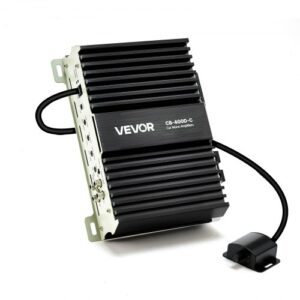 Amplificador Monobloque para Coche 400 W, RMS 1/2/4 Ohmios, Clase D, con Control Remoto de Nivel de Subwoofer, Filtro de Paso Bajo, Refuerzo de Graves, Cambio de Fase y Control de Volumen