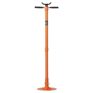 Soporte de Elevación Inferior, Capacidad 0,75 T, Elevación de 1340 a 1930 mm, Tornillo Roscado Autoblocante, con Manija Giratoria Montado en Cojinete, Componentes de Soporte del Vehículo