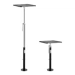 Soportes de Extensión, 2 uds, de Acero con Recubrimiento en Polvo, para Autocaravanas, Caravanas y Furgonetas, Capacidad de Carga hasta 453,59 kg, Altura Ajustable de 541,02 a 1219,2 mm