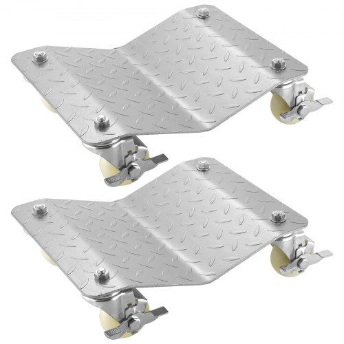 2 Piezas de Ruedas para Neumáticos Capacidad de 500 kg Ruedas de Coche o Furgoneta, Carretilla de Posicionamiento de Cojinetes de Bola, Recuperación de Gato de Reparación Automática