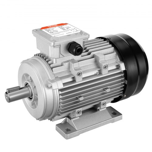 Motor eléctrico 2.2KW 2890 rpm, AC 400V 4.7A, 90L, marco B3, motor compresor de aire trifásico, eje con llave de 24 mm, rotación CW/CCW para maquinaria agrícola y equipo general