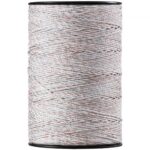 Alambre para cerca eléctrica VEVOR, alambre de polietileno portátil de 2625 pies y 800 m, 3/32" de diámetro, 9 hebras de metal mixtas para una conductividad confiable y resistencia a los rayos UV y al óxido, línea de cuerda para cercas para caballos, ganado y ganado