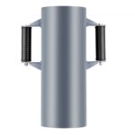 Apisonador Manual para Postes de Cercas Resistente de Metal con Asas para Canal en U y Cercas de Madera, Compatible con Postes en T de hasta 15,5 cm de Diámetro Interior para Granjas, Jardines