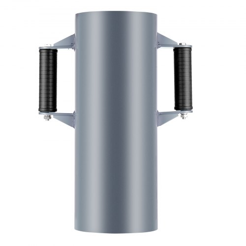 Apisonador Manual para Postes de Cercas Resistente de Metal con Asas para Canal en U y Cercas de Madera, Compatible con Postes en T de hasta 15,5 cm de Diámetro Interior para Granjas, Jardines