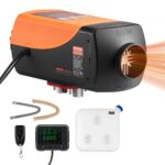 Calentador de Aire Diésel 12 24V 5 8KW Consumo 0,18 0,37 L/h Calefacción Estacionaria 8 36°C Ajustable con Control Remoto Pantalla LCD a Color Tanque de Combustible 10 L para Camión, Barco