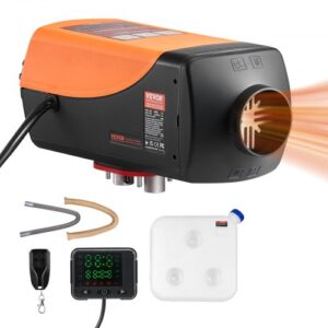 Calentador de Aire Diésel 12 24V 5 8KW Consumo 0,18 0,37 L/h Calefacción Estacionaria 8 36°C Ajustable con Control Remoto Pantalla LCD a Color Tanque de Combustible 10 L para Camión, Barco