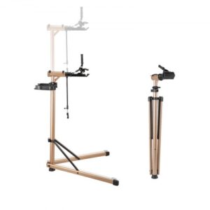 Soporte Resistente para Reparación de Bicicletas de 49,9 kg, Altura Ajustable de 1025 1510 mm y Bandeja Grande para Herramientas, para Bicicletas de Montaña y Carretera, 940 x 795 x 1700 mm