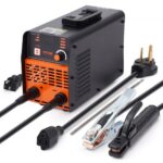 Soldadora de varilla de 220 V, máquina de soldadura TIG de arco/elevación de 160 A con pantalla LED grande, máquina de soldadura de varilla portátil 2 en 1 con arranque en caliente Arc Force Anti Stick VRD, máquina de soldadura de arco MMA