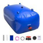 Tanque de Agua Blanda, Depósito de Agua Flexible Plegable de PVC 1000D, Bolsa Flexible Portátil de Gran Capacidad de 400 L para Riego de Jardines, Camping y Prevención de Incendios, Azul