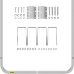 Guías Laterales de Aluminio Ajustables 62x116 cm para Remolque de Barco – Par Anticorrosión