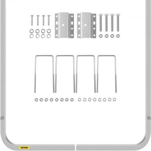 Guías Laterales de Aluminio Ajustables 62x116 cm para Remolque de Barco – Par Anticorrosión