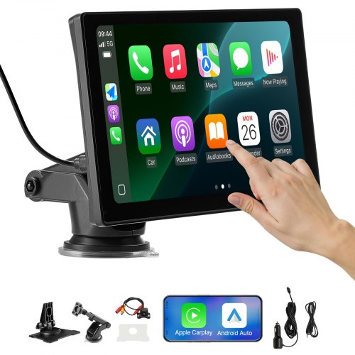 Radio Estéreo Inalámbrico HD con Pantalla Táctil para Coche