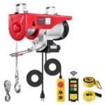 Polipasto Eléctrico Carga de 1000 kg Cabrestante Eléctrico 230 V Control Remoto Inalámbrico y con Cable de 4,2 m Parada de Emergencia Polipasto Elevador para Garaje, Almacén, Fábrica