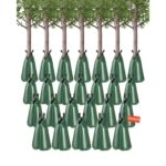 25 PCS Bolsa de Riego de 75,7 L para Árboles Nuevos, Bolsas de Riego por Goteo para Árboles Rellenables de Liberación Lenta de 5 a 9 Horas con Cremallera para Apuntar a las Raíces Profundas