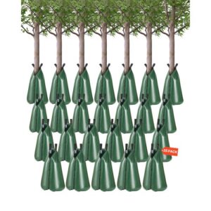 25 PCS Bolsa de Riego de 75,7 L para Árboles Nuevos, Bolsas de Riego por Goteo para Árboles Rellenables de Liberación Lenta de 5 a 9 Horas con Cremallera para Apuntar a las Raíces Profundas