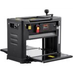 1800W Cepilladora de Sobremesa Regruesadora Madera 1 Velocidad Cepilladora Eléctrica 33 cm de Ancho Regruesadora Cepilladora Cepillo para Madera 2 Cuchillas Motor Potente de 15 Amperios y Bajo Nivel de Ruido para Madera Dura y Blanda
