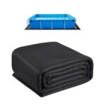 Revestimiento Rectangular para Piscinas, 3,7 x 7,3 m Revestimiento Extragrueso para Piscinas Elevadas, Evita Pinchazos, Base de Geotextil Reciclado, Prolonga la Vida Útil del Revestimiento