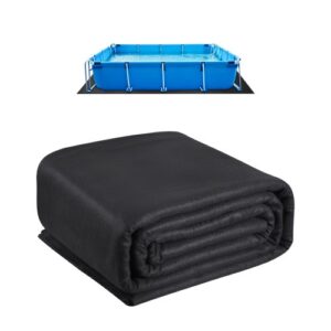 Revestimiento Rectangular para Piscinas, 3,7 x 7,3 m Revestimiento Extragrueso para Piscinas Elevadas, Evita Pinchazos, Base de Geotextil Reciclado, Prolonga la Vida Útil del Revestimiento