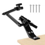 Afilador de Cuchillas para Cortacésped Ajustable de 15° a 45° con 4 Pines Adaptadores Diseño de Rodamiento de Bolas Mango Ampliado de 25 mm Compatible con la Mayoría de Amoladoras Angulares