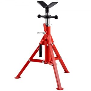 Soporte de Tubos Cabeza en Forma de V 1134kg 61-107cm Acero al Carbono