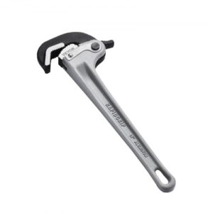 Llave para Tubo Recto de Aluminio 14" Llave para Plomería Ajustable con Mandíbula de Alta Resistencia Mango Ergonómico Fácil de Transportar para Tuberías de Agua, Reparaciones de Automóviles