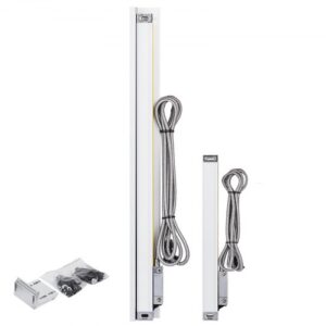 Escala Lineal de Torno de Alta Precisión 250 mm / 1000 mm, Molino de Torno Escala Lineal 5 Î¼m a 20°C Regla de Rejilla Alto Rendimiento con Cable de Señal 3 m para Fresadora