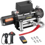 Cabrestante Eléctrico 12V 4500 kg con Cable de Acero 8,3 mm x 19,8 m