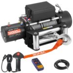 Cabrestante Eléctrico 5400 kg 12V con Cable de Acero y Mando Inalámbrico
