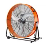 Ventilador de Tambor Industrial de Alta Velocidad, Uso Comercial de Alta Resistencia, 3 Velocidades, 13000 CFM, con Inclinación Ajustable de 360° para Almacén, Taller, 880 x 340 x 940 mm, 220 W
