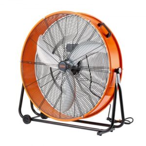 Ventilador de Tambor Industrial de Alta Velocidad, Uso Comercial de Alta Resistencia, 3 Velocidades, 13000 CFM, con Inclinación Ajustable de 360° para Almacén, Taller, 880 x 340 x 940 mm, 220 W