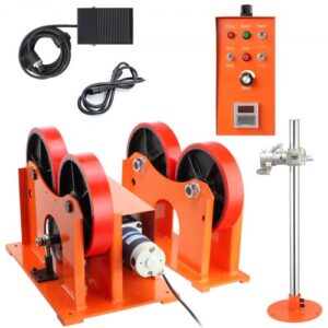 Rodillo de conexión Rodillos giratorios, Carga 1000kg Rodillo giratorio de soldadura, Diámetro de placa 315 mm Posicionador de soldadura giratorio 80 1600 mm/min Soporte de antorcha de soldadura